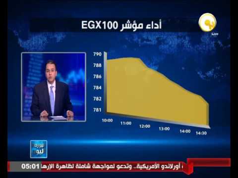 شاهد أداء مؤشرات البورصة المصرية