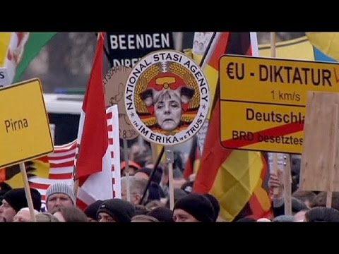 الآلاف من حركة بيغيدا يتظاهرون في ألمانيا