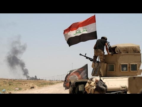 شاهد القوات العراقية تسيطر على محطة قطار الموصل