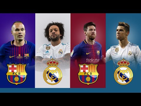 شاهد أكثر 10 لاعبين ظهورًا في الكلاسيكو مِن برشلونة والريال