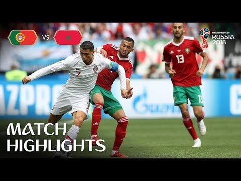 شاهد كريستيانو رونالدو يُسجّل في فوز البرتغال على المغرب