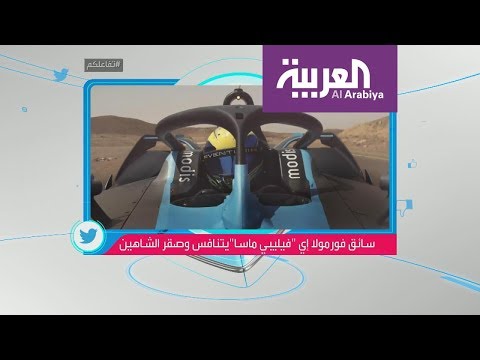 شاهد بطل الفورملا يسابق صقر الشاهين في الدرعية