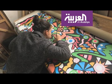 شاهد لوحاتُ مشاهير بريشة مواهب مغربية شبابية