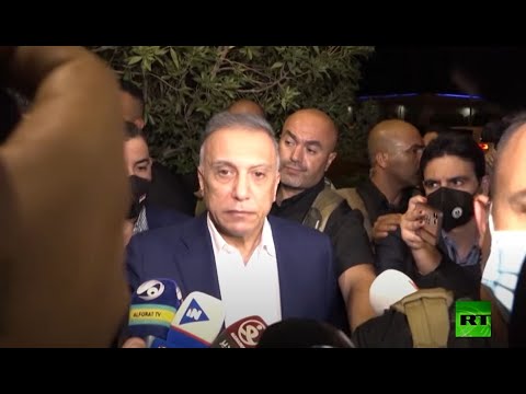 شاهد رئيس الحكومة العراقية يصل البصرة للوقوف على الأوضاع الأمنية فيها