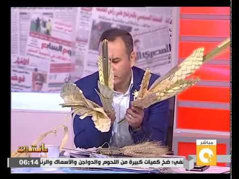 بالفيديو جابر القرموطي يحتفل بـأحد السعف على الهواء مباشرة