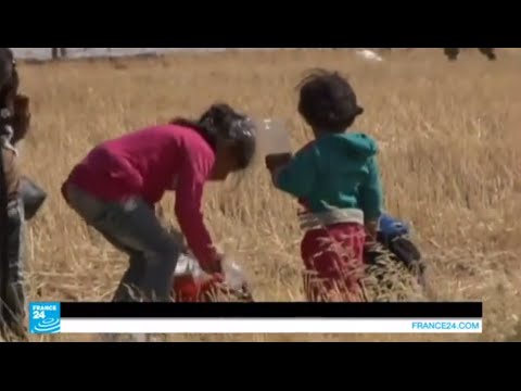 بالفيديو سورية تحكم على آلاف السكان بالفرار من معركة الحسكة