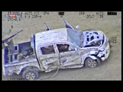 مروحيات عراقية تستهدف مركبات تابعة لـداعش