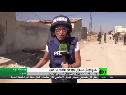 بالفيديو تقدم الجيش السوري في ريف حماة