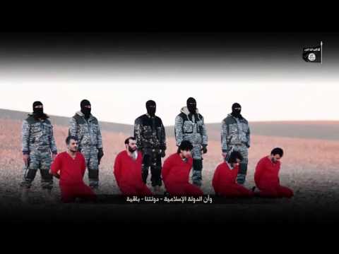 فيديوداعش يعدم 5 جواسيس بريطانيين ويحذر كاميرون