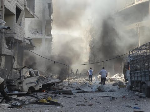 شاهد جرحى للدفاع المدني بقصف لقوات الحكومة السورية في ريف درعا