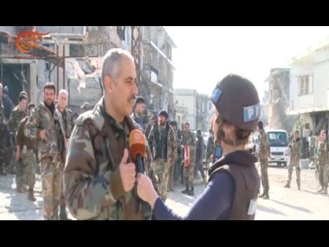 شاهد تصريحات العسكري في سلمى بعد استعادة الجيش السوري لها