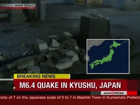 64magnitude quake hits southern japan