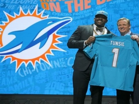 dolphins pick tunsil hacked