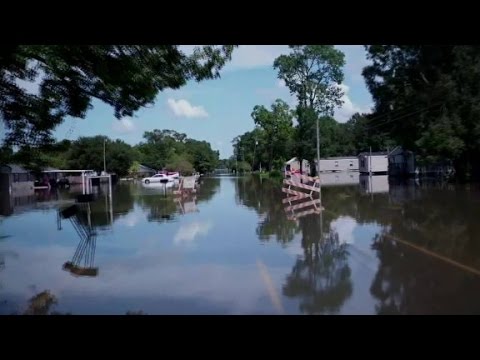 cnn drone cam shows devistation in louisiana