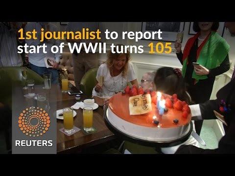 world war iis first journalist turns 105