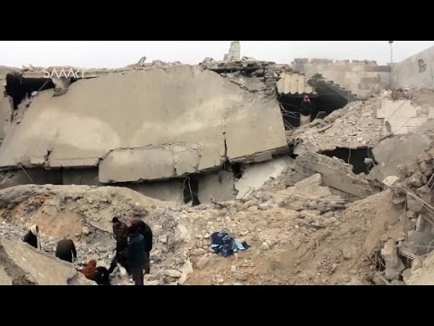 airstrikes destroyed a mosque