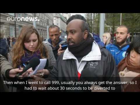 zigzagged through street near uk parliament