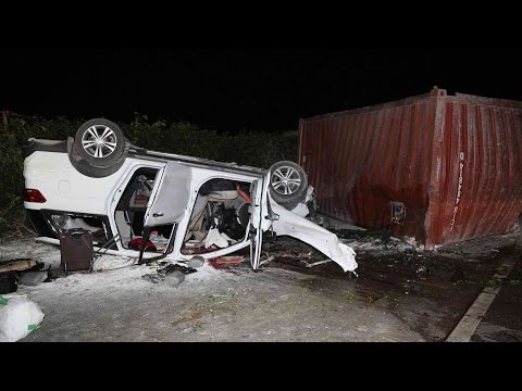 fourvehicle pile up on nanning expressway