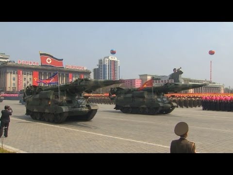 north koreans celebrate
