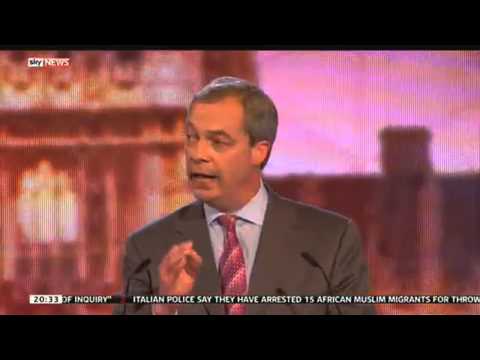 nigel farage criticises debate audience