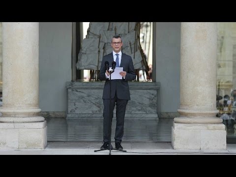 new french president macron unveils his first cabinet