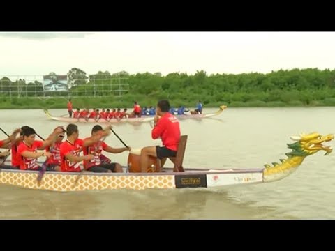 with dragon boat festival celebrations