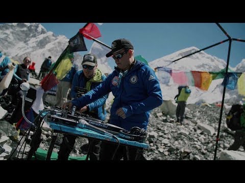 british dj hosts worlds highest party