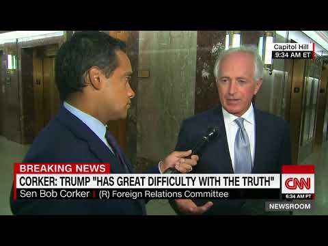 sen corker says trump is