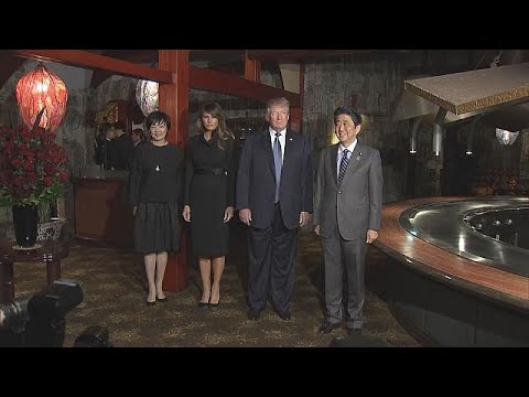 trump and abe talk trade and golf tactics