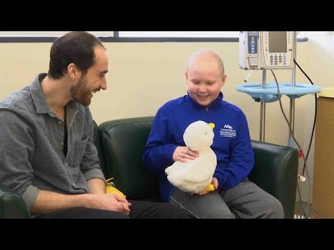 robot duck’s aim helps kids with cancer