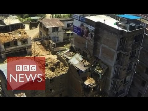 drone video showed the devastation