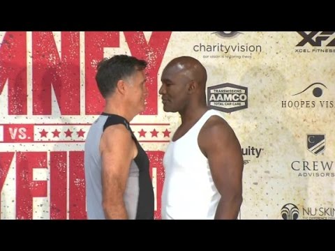 romney v holyfield the full weigh in video