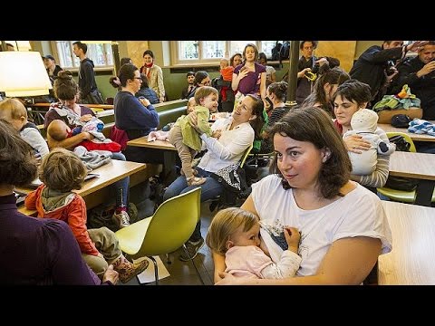 mothers in budapest occupy mcdonalds restaurant