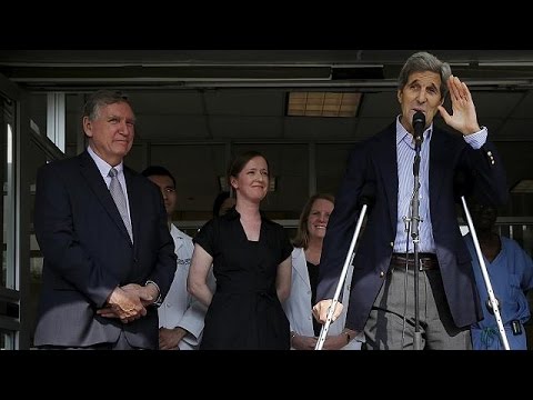 john kerry leaves hospital