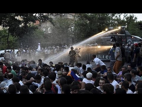 armenian police break up protests