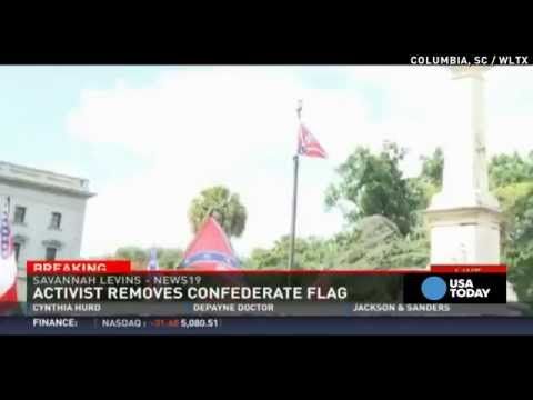 im prepared to be arrested for removing flag