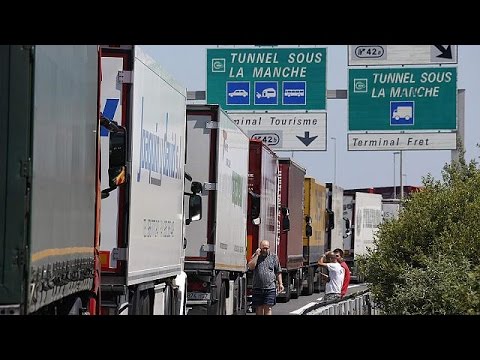 channel tunnel closed again as ferry workers protest