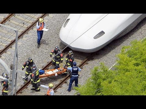 2 deaths reported after fire on japan bullet train