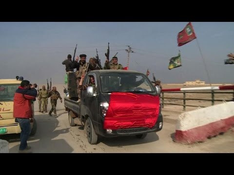 iraqi forces celebrate their victory over is in diyala