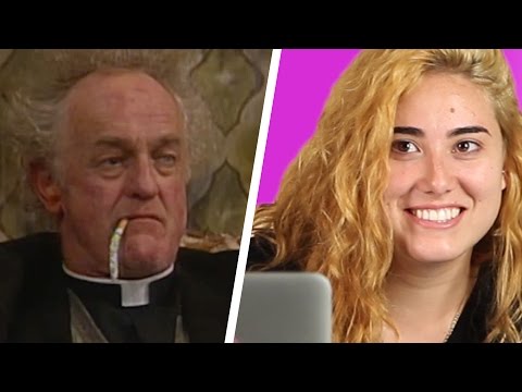 americans watch father ted for the first time