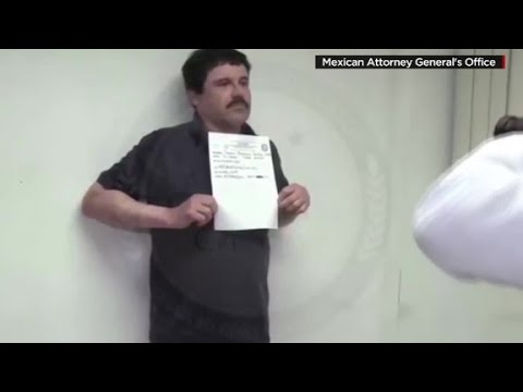 new video shows el chapo being booked