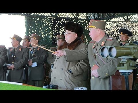 north korea fires five projectiles into the sea