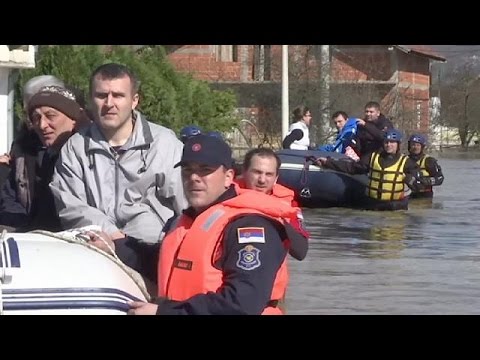 rivers flood central serbia