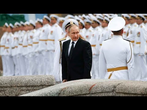 russia holds naval parade to celebrate navy day