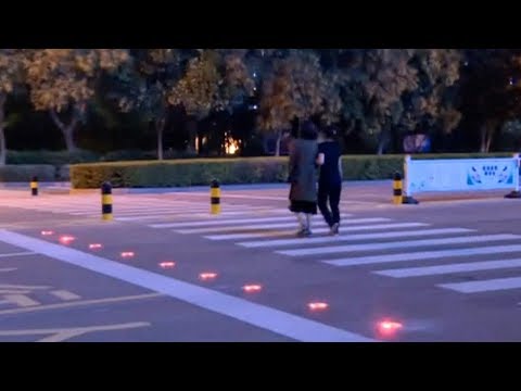 east china city trials smart zebra crossing