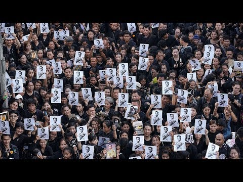 funeral ceremony underway