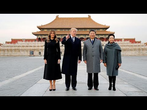 trump lands in beijing with get tough message