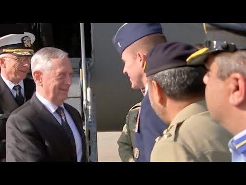 us defense secretary lands in pakistan