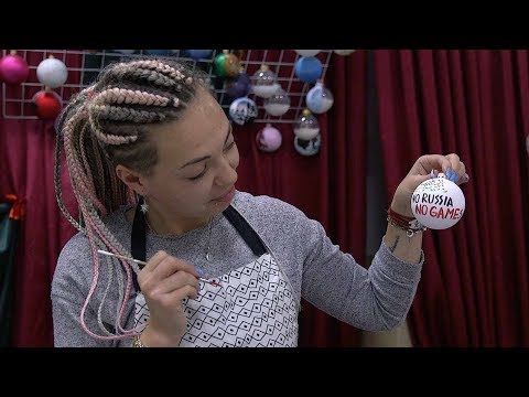 handmade christmas baubles reference russia’s 2018