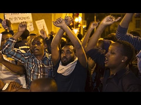 protest by ethiopian israelis against police brutality